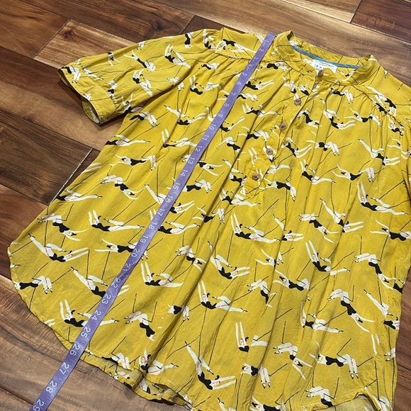 Anthropologie Emily Isabella Robina Blouse Size Large - Picture 7 of 8